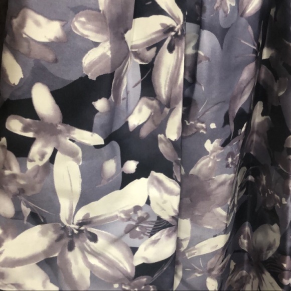 Women’s Formal Dress Cocktail Plus Size 14W Floral Lilac Purple Hi Lo SLNY Gown - Picture 5 of 7